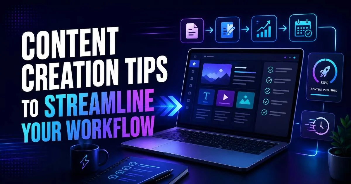 Content Creation Tips to Streamline Your Workflow