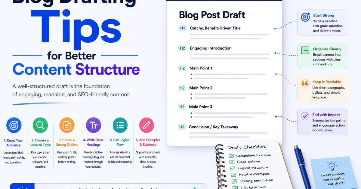 Blog Drafting Tips for Better Content Structure